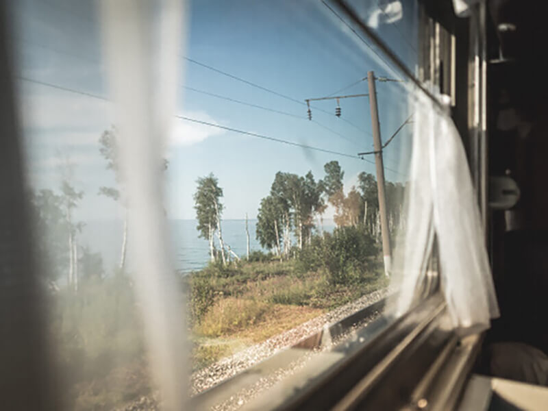 Фотография окна поезда